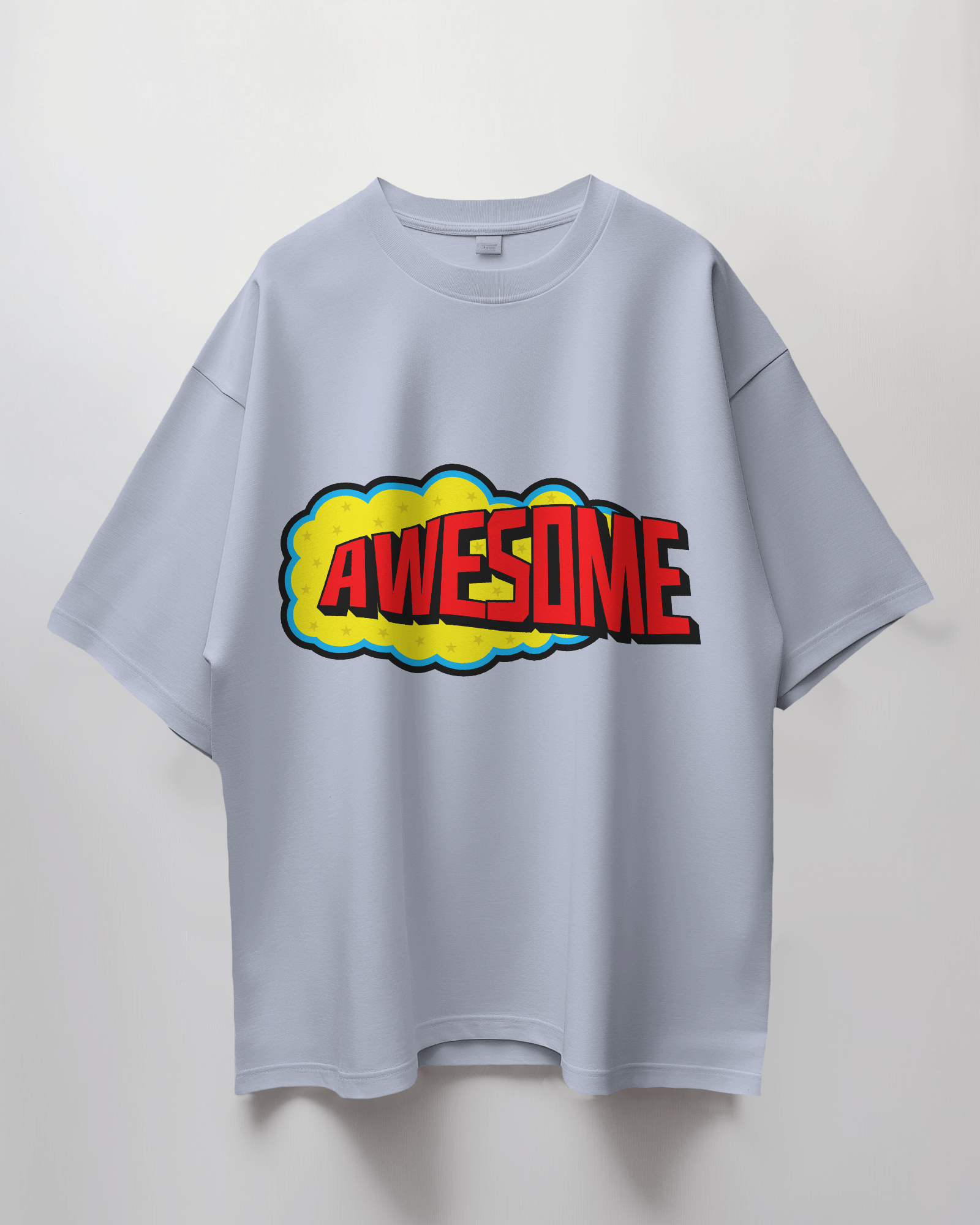 Awesome Comic Bubble Terry Oversized T-Shirt