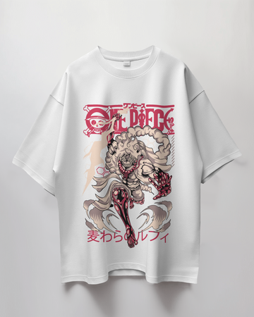 One Piece Luffy Terry Oversized T-Shirt