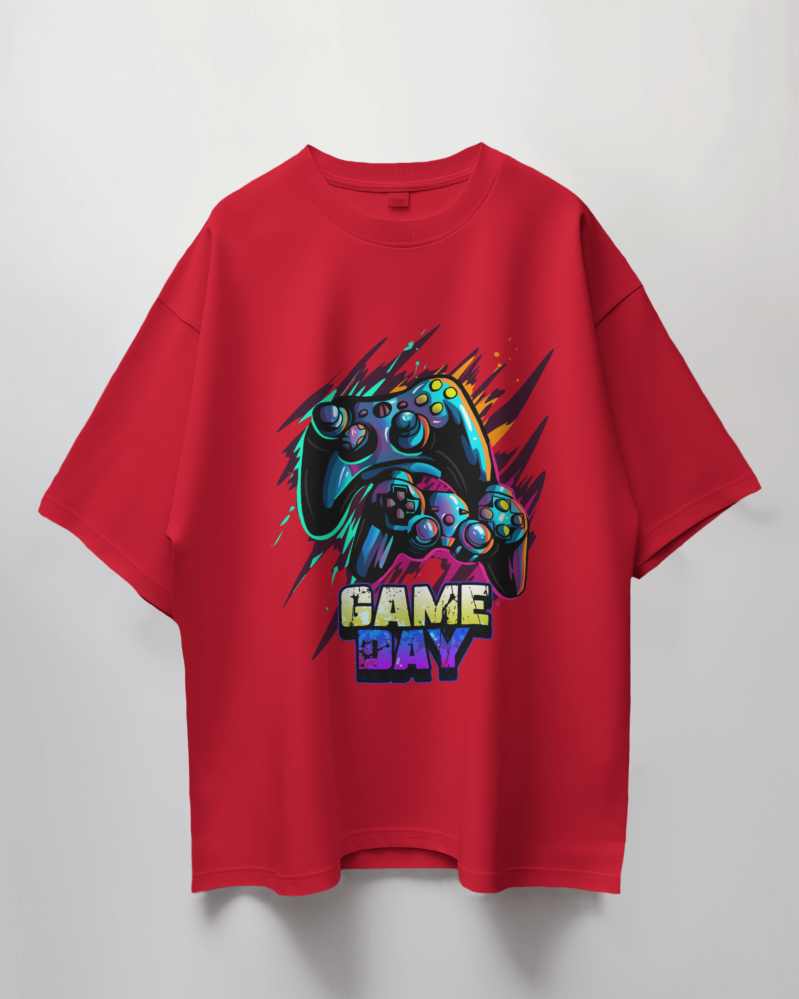 Game Day Graphic Print Oversized T-Shirt