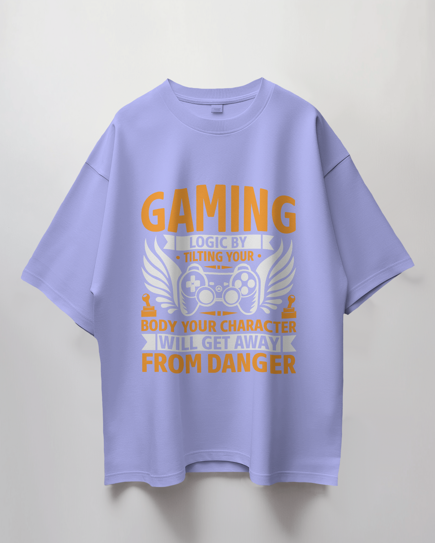 Gaming Logic Graphic Print Oversized T-Shirt