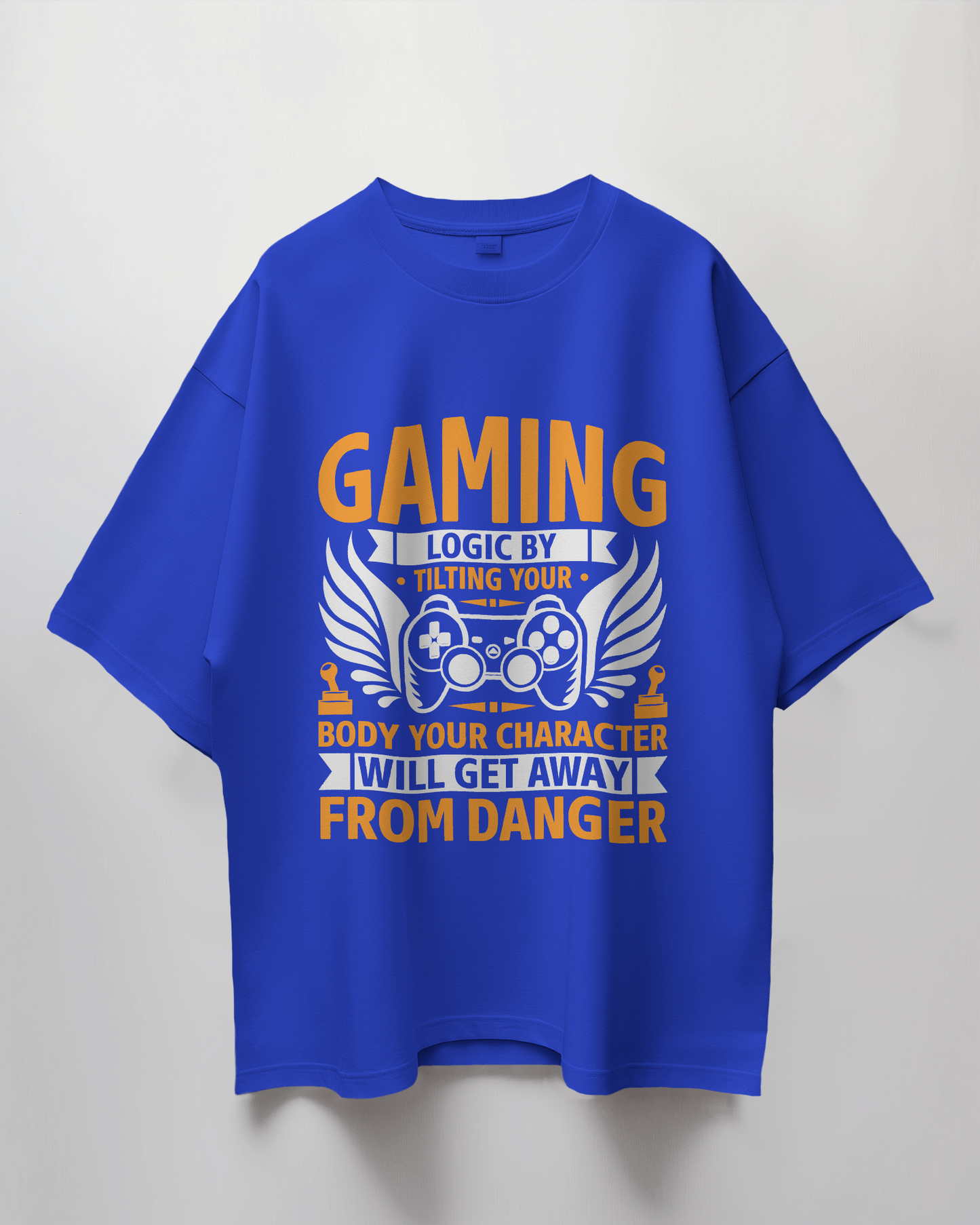 Gaming Logic Graphic Print Oversized T-Shirt