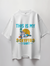 Crypto Wear Graphic Print Oversized T-Shirt