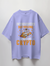 Introverted Crypto Graphic Print Oversized T-Shirt