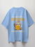 Bitcoin Conversations Graphic Print Oversized T-Shirt