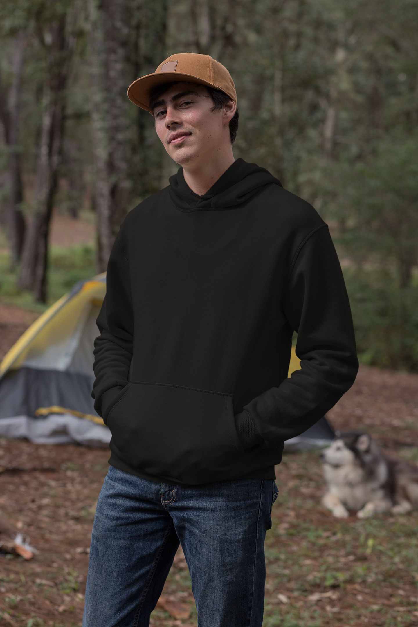 Solid Black Oversized Hoodie