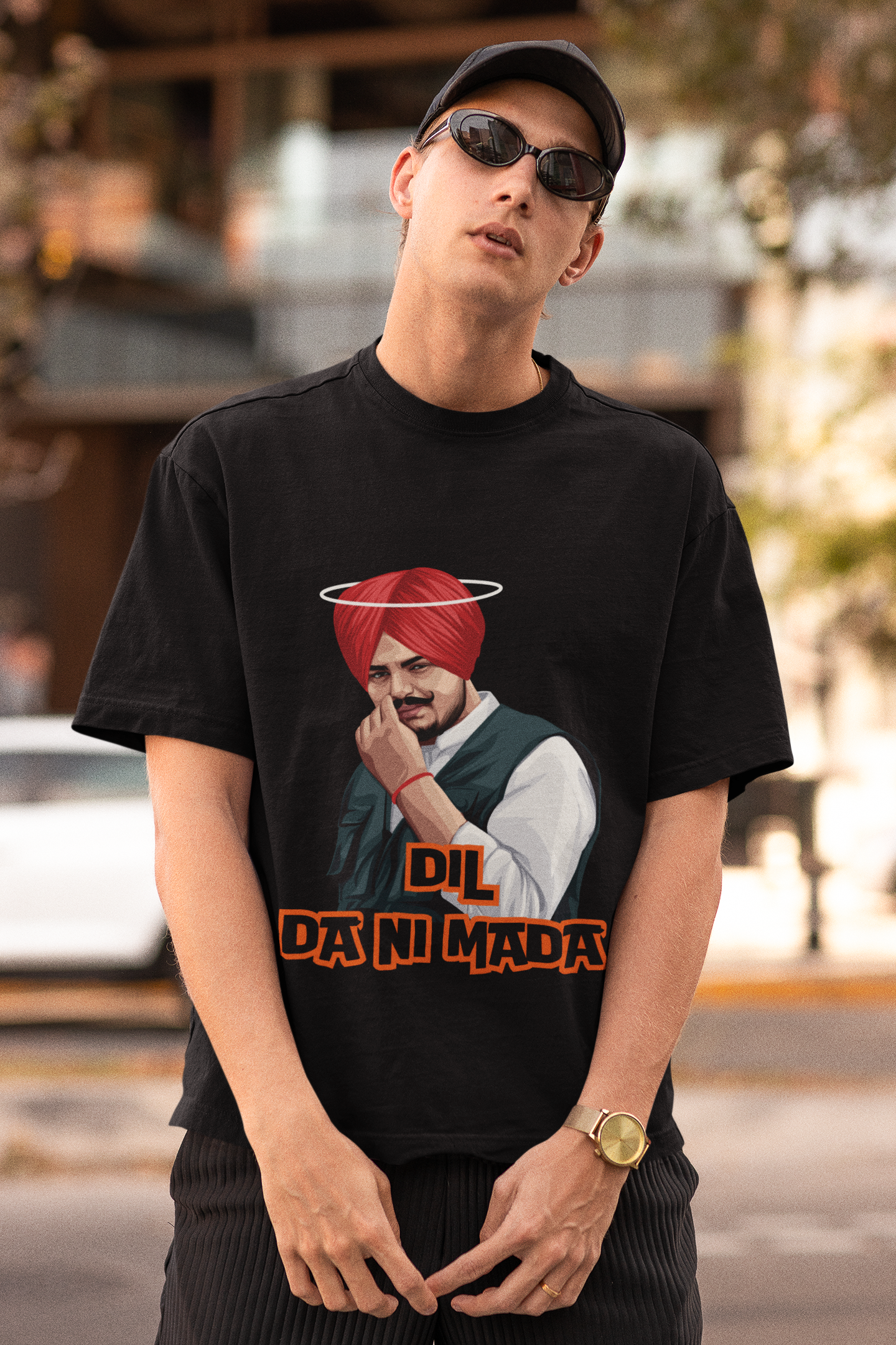 Sidhu Moosewala Dil Da Ni Mada Oversized T-Shirt