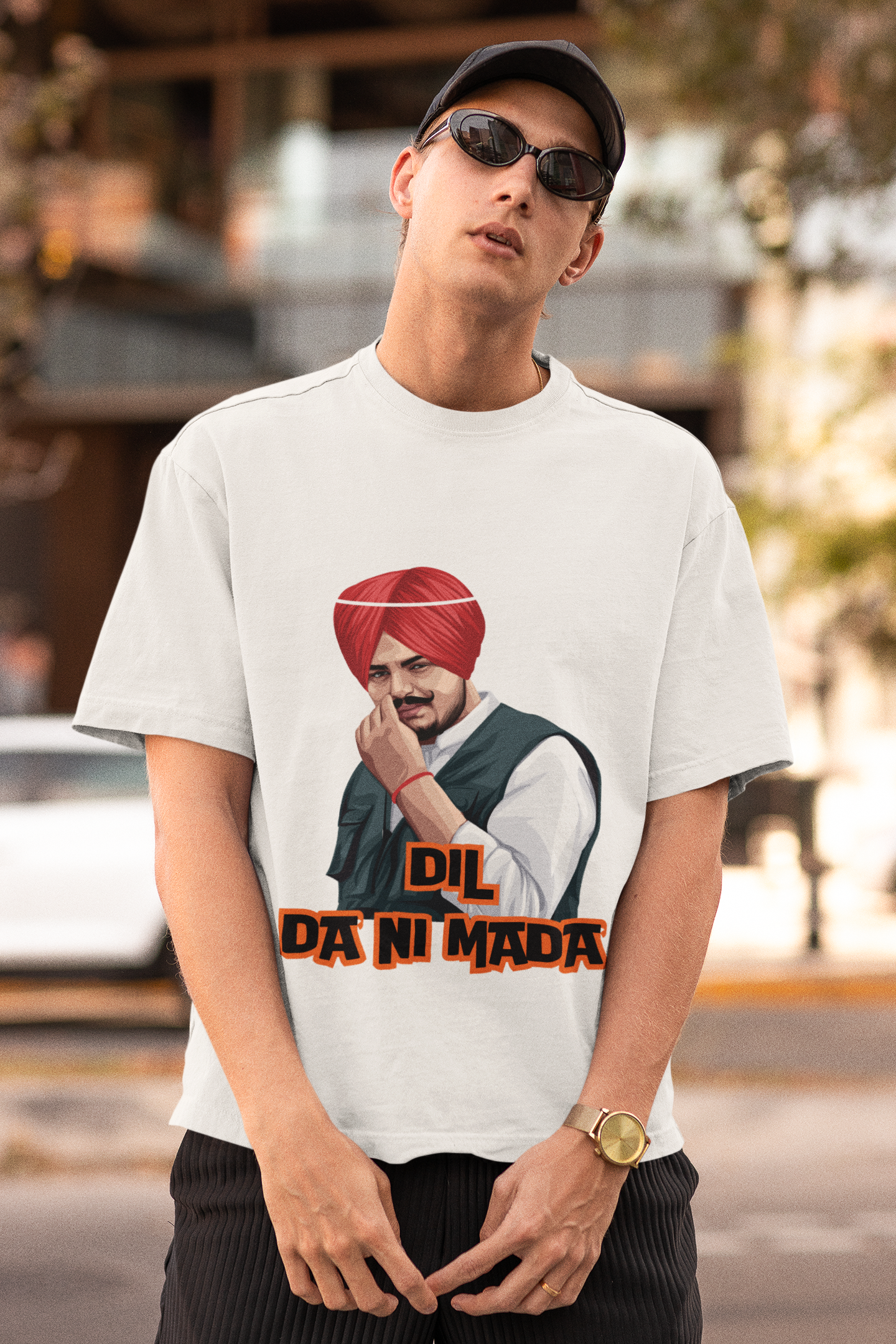 Sidhu Moosewala Dil Da Ni Mada Oversized T-Shirt