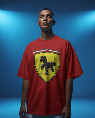 Rocking Horsepower Oversized Tee