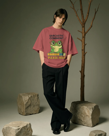 Sarcastic Comment Loading Oversized Tee