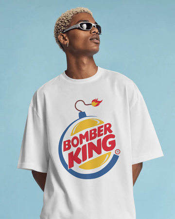 Bomber King Oversized Tee