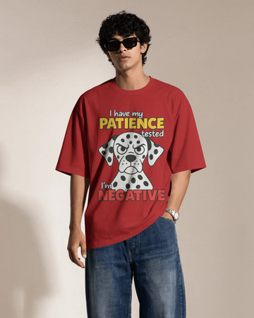 Patience Tested Oversized Tee