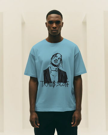 Travis Unisex Oversized Classic T-Shirt