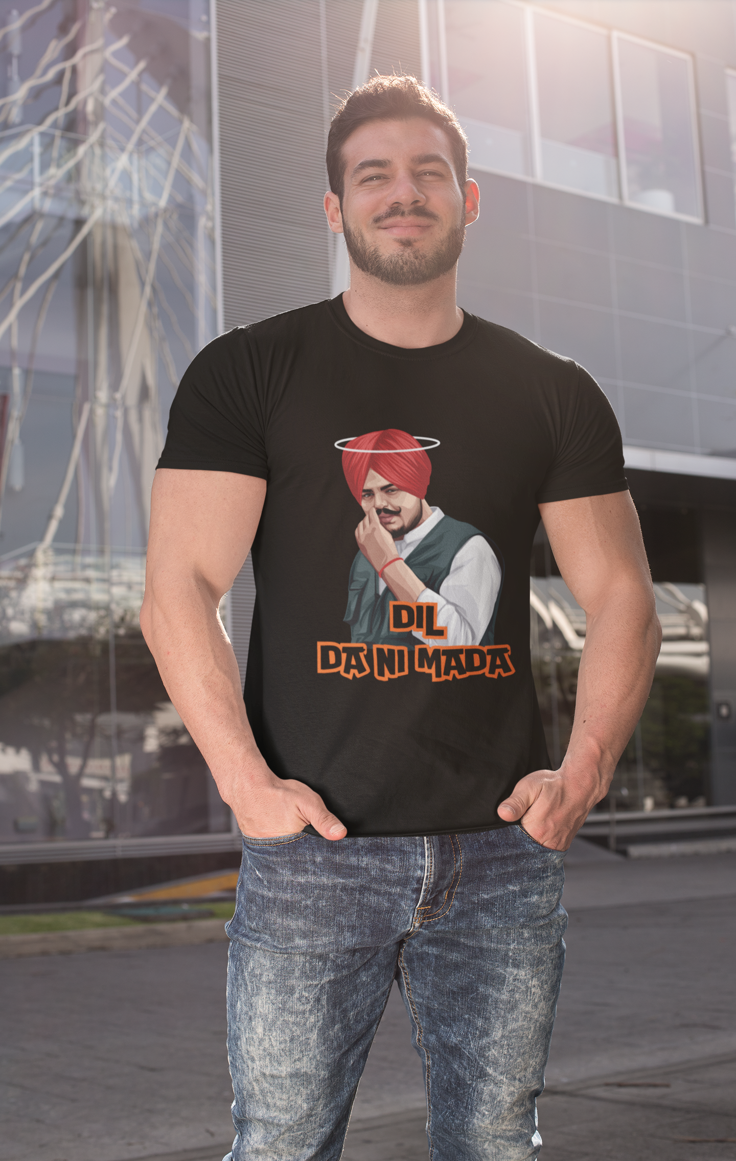 Sidhu Moosewala Dil Da Ni Mada Oversized T-Shirt