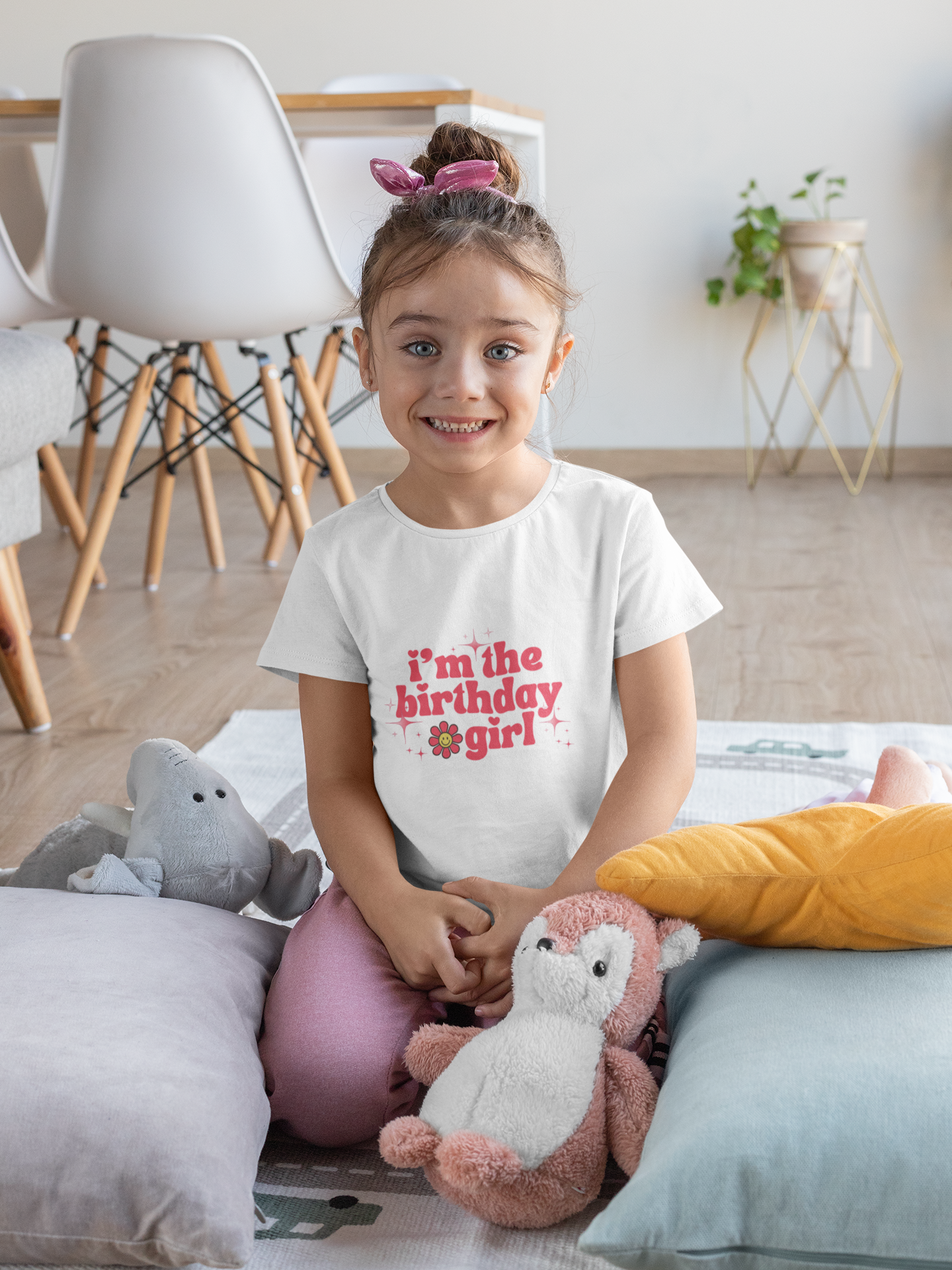 I'm The Birthday Girl Custom Kids T-Shirt