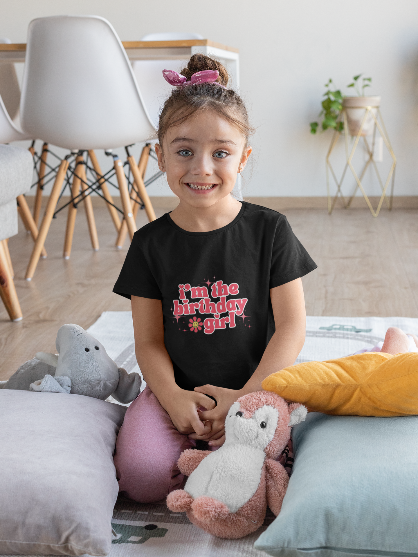 I'm The Birthday Girl Custom Kids T-Shirt