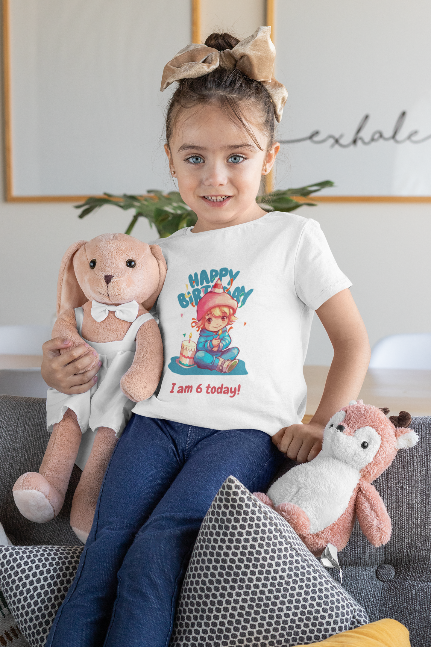 I Am 6 Today Custom Kids T-Shirt